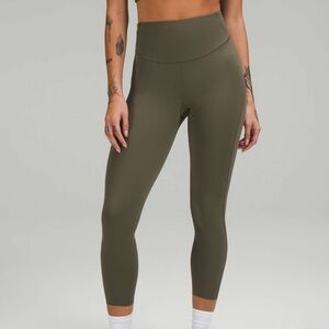 Lululemon Base Pace High-Rise Crop in Army Green size 18